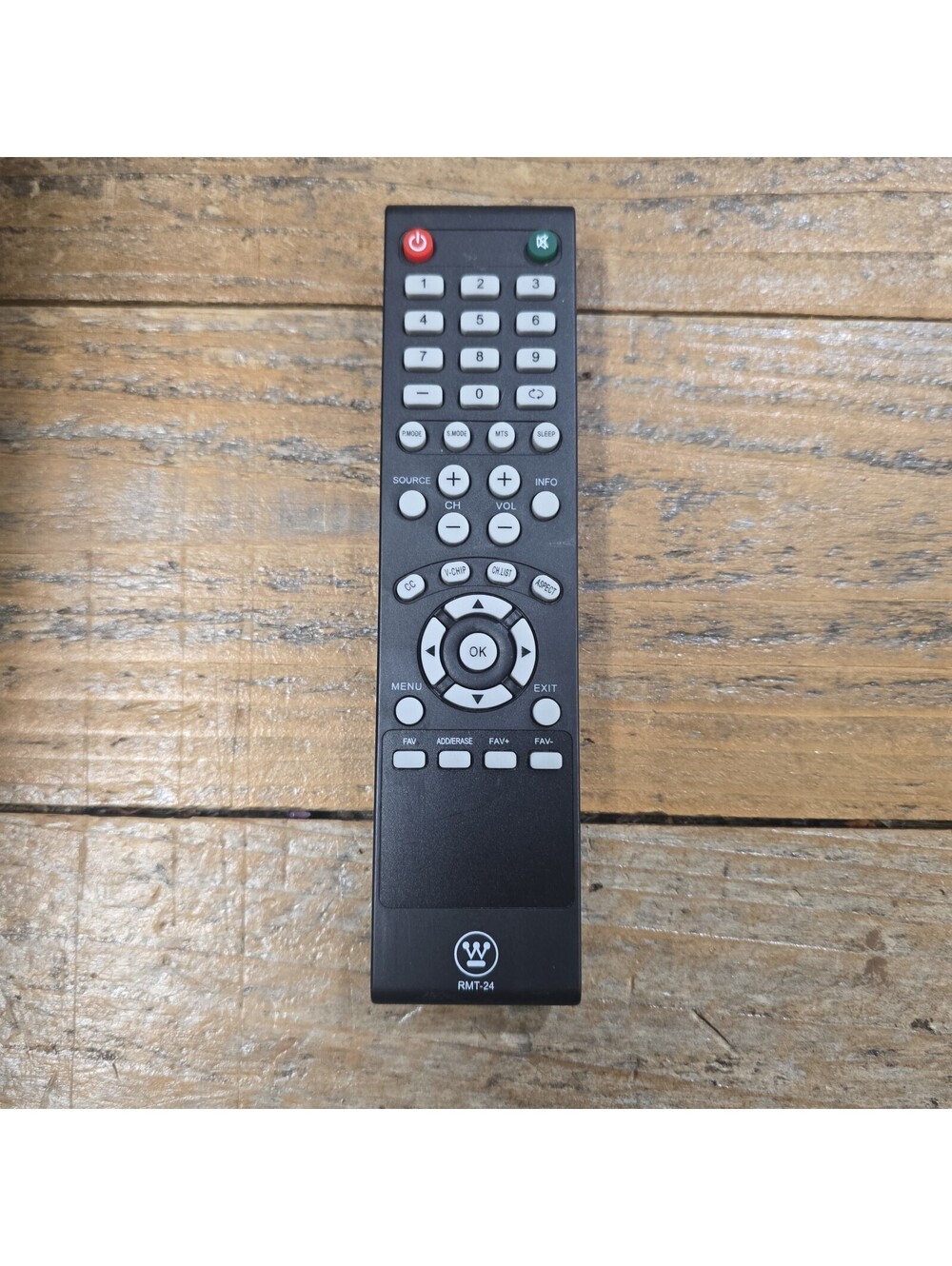 Original Westinghouse RMT-24 TV Remote Control DWM48F1Y1 DWM32H1G1 DWM48F1Y1
